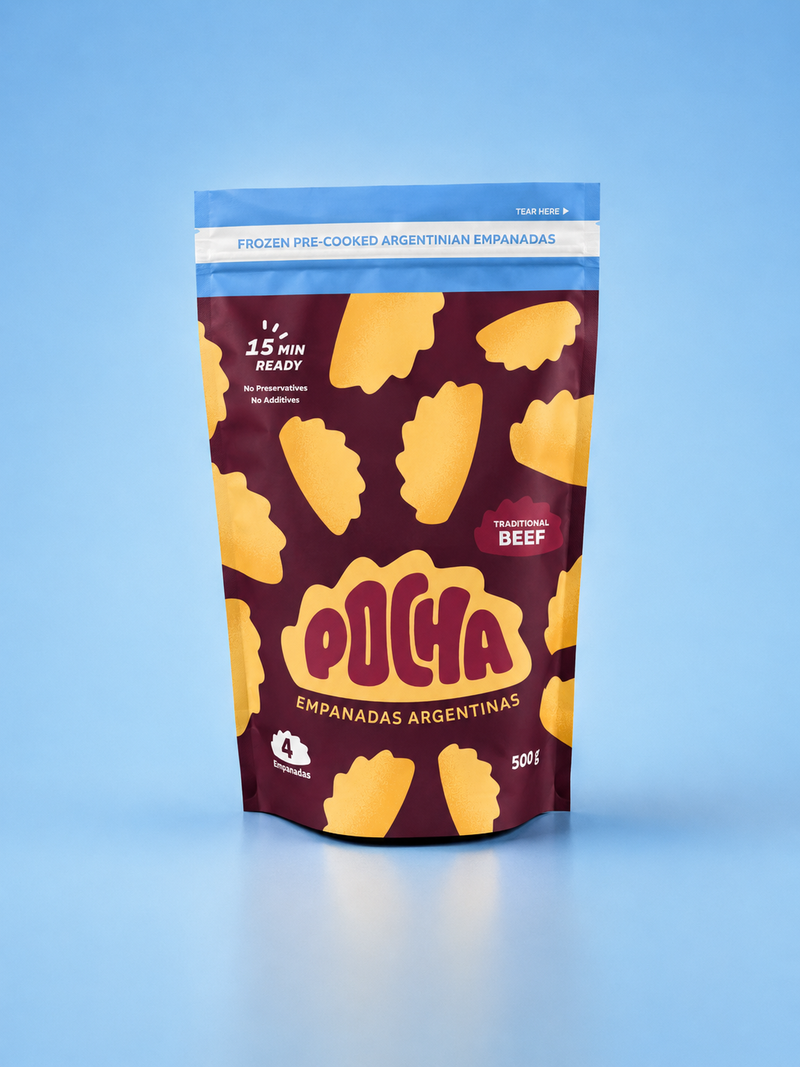 Frozen Empanadas - Traditional Beef x 500gr ( 4u)