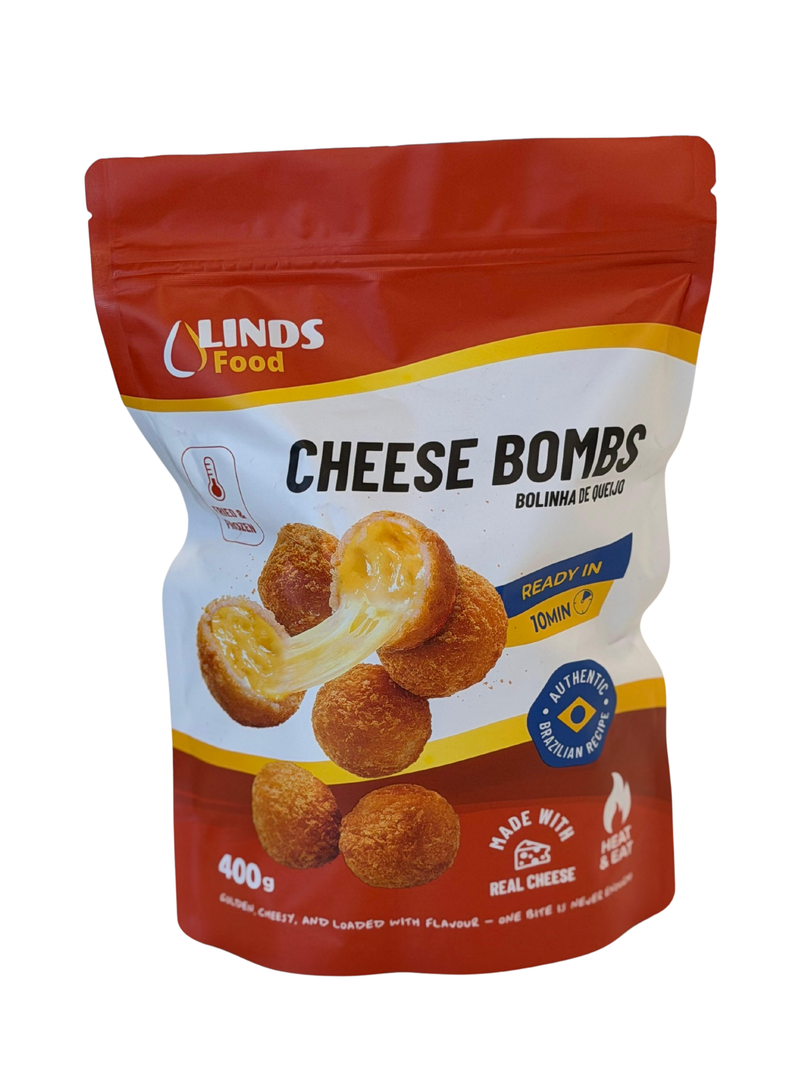 Fried and Frozen Cheesebomb | Bolinho de Queijo - Frito e Congelado 400g