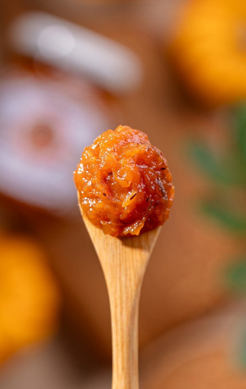 Pumpkin Jam with Toasted Coconut / Doce de Abóbora com Coco Tostado