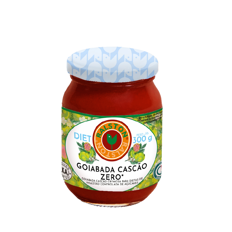 Guava Jam with Chunks - No Added Sugar / Goiabada Cascão Zero Açúcar