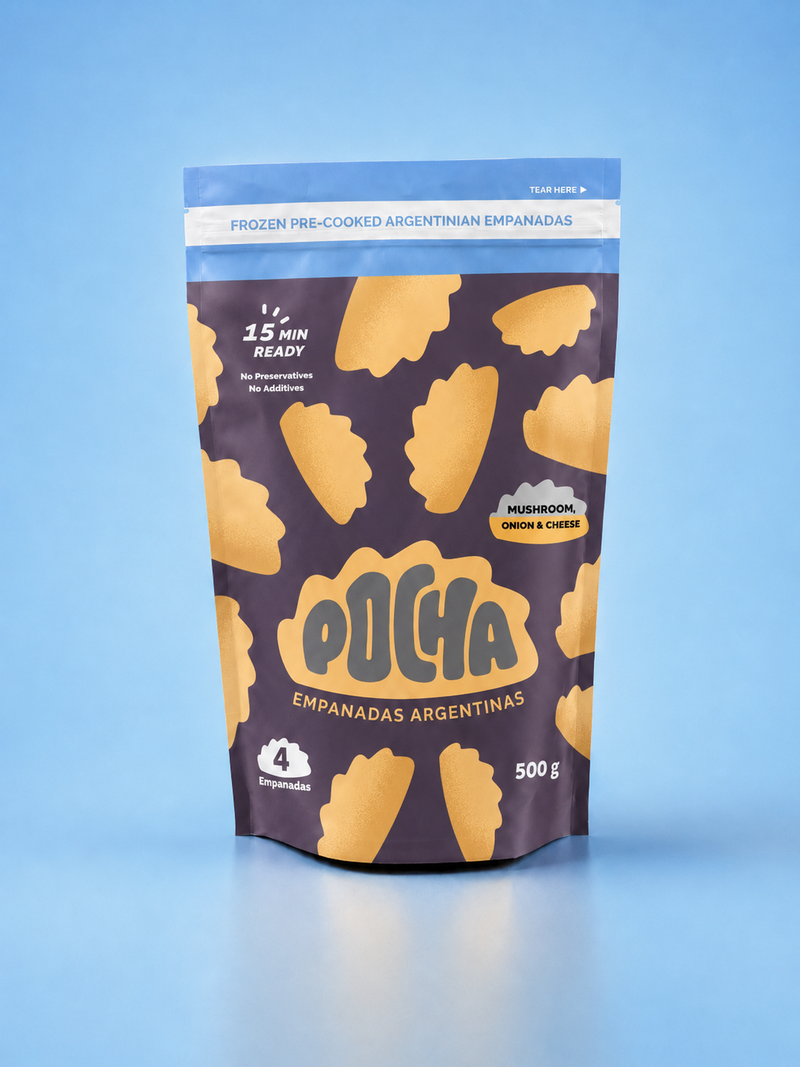 Frozen Empanadas - Mushroom & Caramelized Onion x 500gr (4u)