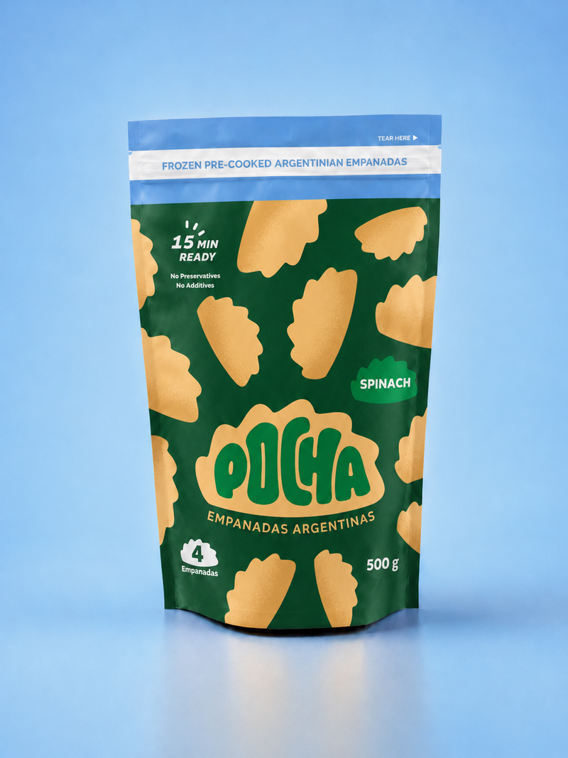 Frozen Empanadas - Spinach & provolone x 500gr (4u)