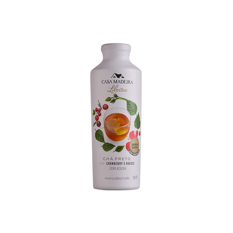 Chá Preto de Cranberry e Hibisco Zero Açúcar - 500 ml