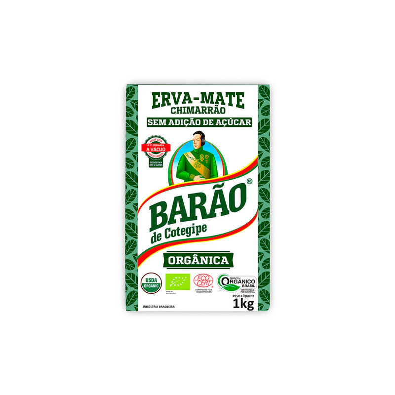 ERVA MATE BARAO ORGANICA 1Kg VACUO