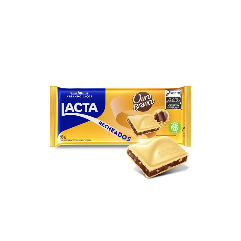LACTA OURO BRANCO RECHEADO 98g